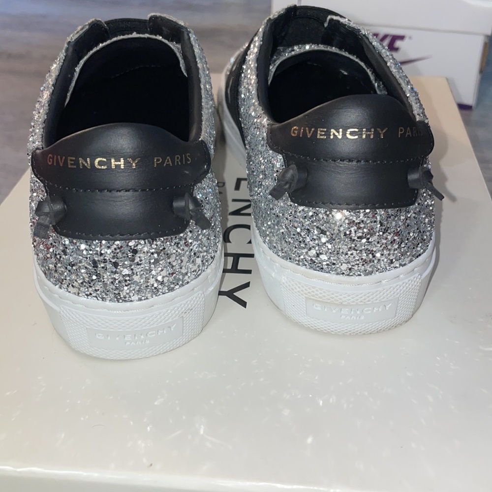 Givenchy Urban Street Sneakers (Black/Silver) - Picture 3 of 5